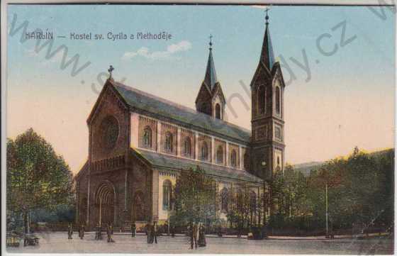  - Karlín - Kostel sv. Cyrila a Methoděje, kolorovaná