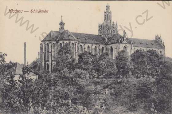  - Kladruby u Stříbra / Kladrau, Schlosskirche, černobílá