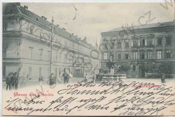  - Olomouc / Olomütz, Spitals - Kaserne, černobílá