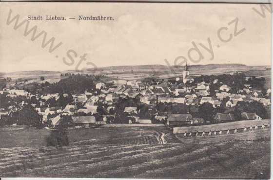  - Libina / Liebau, Nordmähren, černobílá