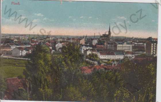  - Plzeň, kolorovaná