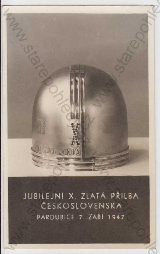  - Jubilejní X. zlatá přilba Československa, Pardubice 7. září 1947