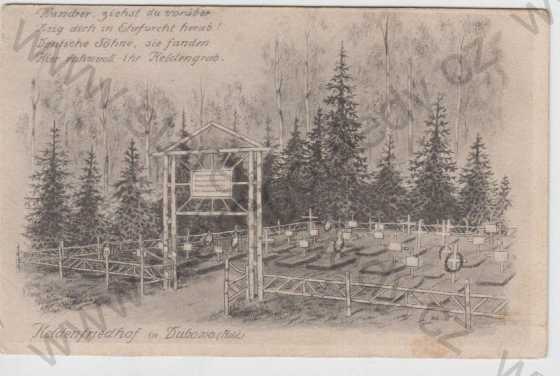  - Hřbitov, Heldenfriedhof in Dubovo