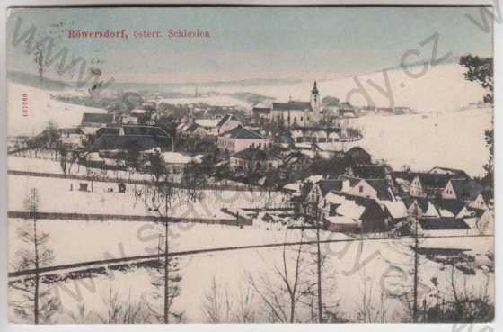  - Třemešná (Röwersdorf), celkový pohled, kolorovaná