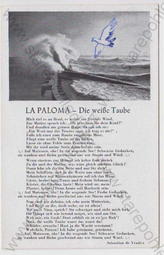  - Píseň: LA PALOMA - Die weisse Taube