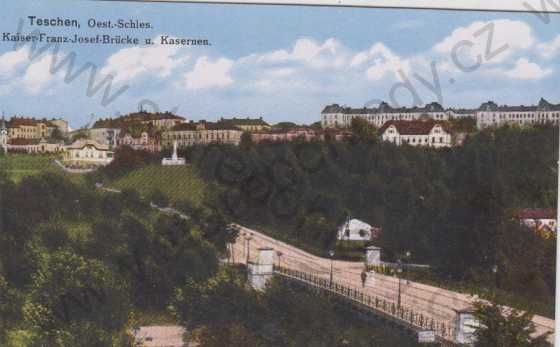  - Český Těšín / Teschen / Oest. - Schles., most, barevná