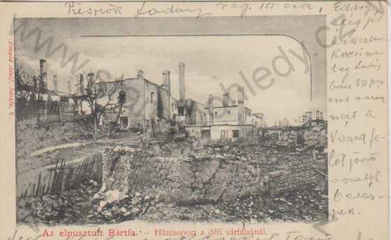  - Bardejov, zřícený dům (Az elpusztult Bártfa - Házcsoport a déli várfalaknál), DA
