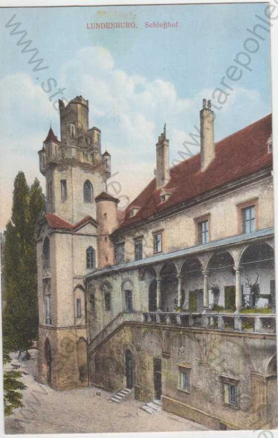  - Břeclav, zámek (Lundenburg, Schlosshof), barevná