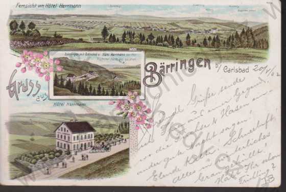  - Pernink / Bärringen, více záběrů, barevná kresba, DA