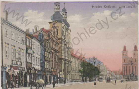  - Hradec Králové, Velké náměstí, barevná