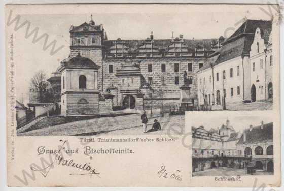  - Horšovský Týn (Bischofteinitz), zámek, zámecký dvůr, DA