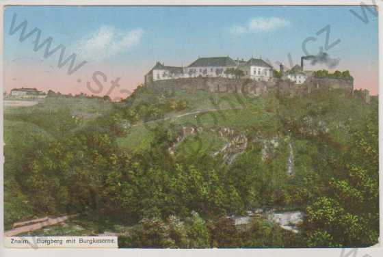  - Znojmo (Znaim), hrad (Burgberg mit Burgkaserne), kolorovaná