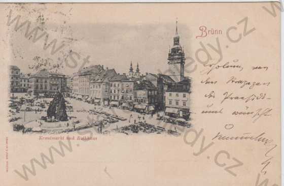  - Brno (Brünn), náměstí, tržiště, radnice, DA