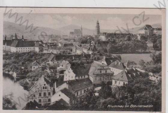  - Český Krumlov (Krummau), celkový pohled na město