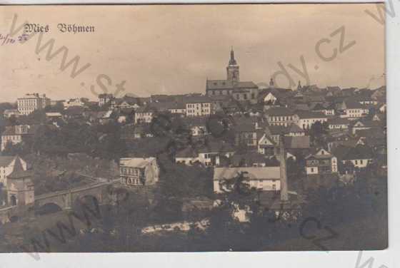  - Stříbro (Mies Böhmen), celkový pohled na město
