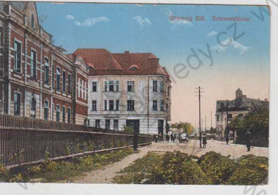  - Bohumín (Oderberg), škola, kolorovaná