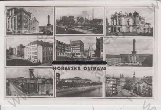  - Ostrava, škola, nemocnice, náměstí, divadlo, více záběrů
