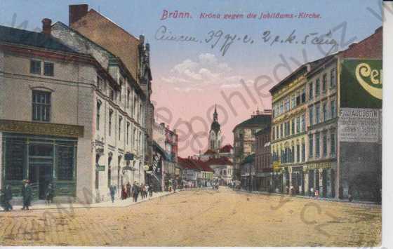  - Brno (Brünn)- Křenová (Kröne)- kostel, kolorovaná