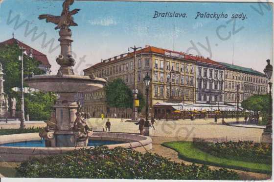  - Bratislava, Palackého sady, kolorovaná