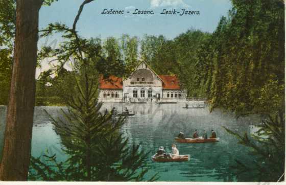  - Lučenec (Losonc)- jezero, kolorovaná