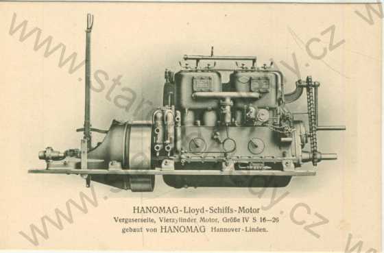  - Lloyd- Schiffs- Motor (lodě- motor)- Hanomag