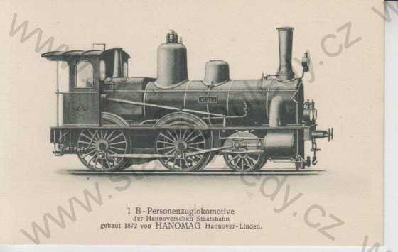  - Lokomotiva - tender, HANOMAG (N320)