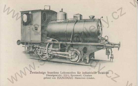  - Dvounápravová lokomotiva pro průmyslové závody (Hanomag)