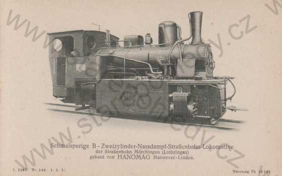  - Úzkorozchodná lokomotiva- tramvaj (Hanomag)