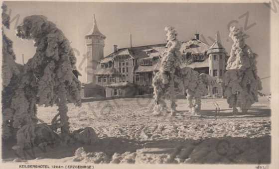  - Klínovec (Keilberg im Erzgebirge)- hotel, rozhledna v zimě