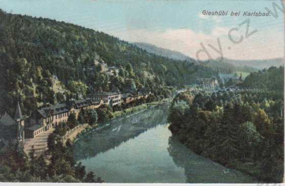  - Stružná (Gieshübl), partie u řeky, kolorovaná