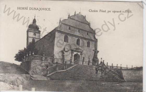  - Horní Dunajovice, Chrám Páně po opravě v r. 1925