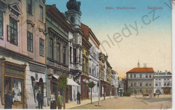  - Hranice (Weisskirchen), náměstí, kolorovaná