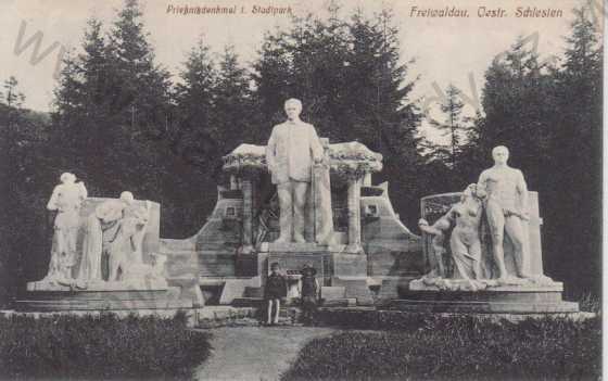  - Jeseník (Freiwaldau), Priessnitzův pomník