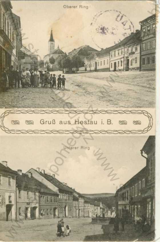  - Hostouň (Hostau in Böhmen)- Horní a Dolní náměstí