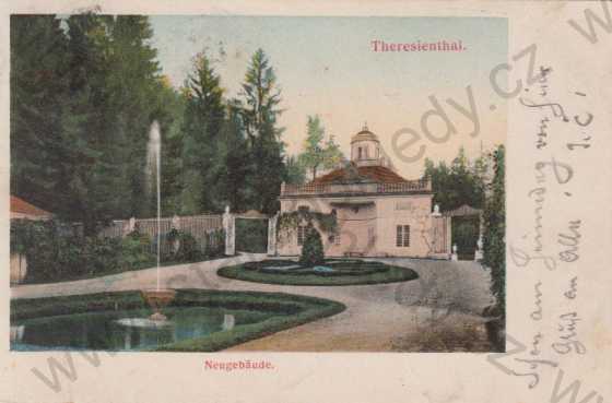  - Terčino / Terezino údolí (Theresienthal)- Neugebäude, kolorovaná, DA