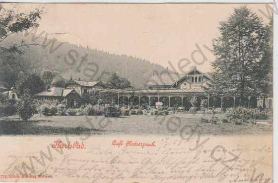  - Karlovy Vary (Karlsbad), Café Kaiserpark, DA