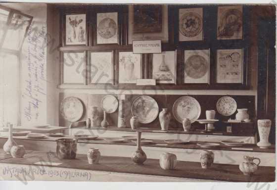  - Umělecké předměty - keramické malování - výstava 1903, DA