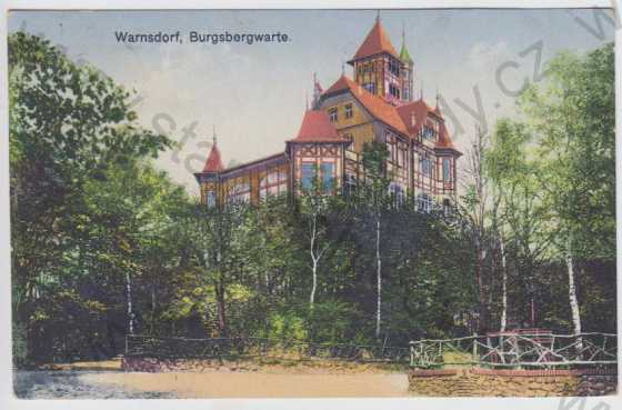  - Varnsdorf (Warnsdorf), zámek, kolorovaná