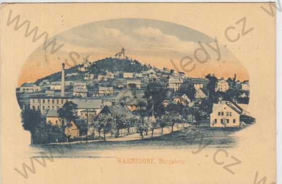  - Varnsdorf, Hrádek (Warnsdorf, Burgsberg), celkový pohled