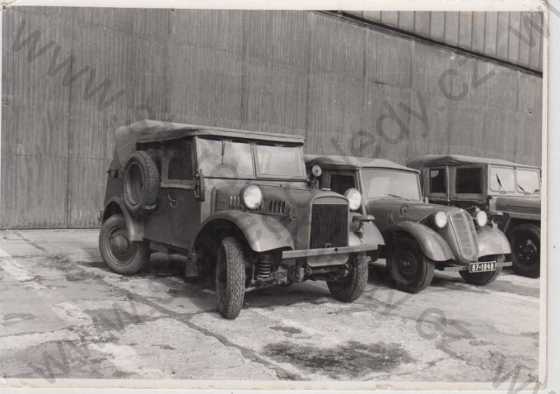  - Osobní automobil - STÖWER Deusehland 2. svět. válka - 1941, nejedná se o pohlednici, větší formát