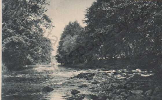  - Malá Veleň - Jedlka (Höflitz), partie u řeky, série ,,Heimatbilder aus Nordböhmen