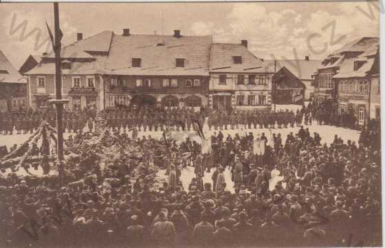  - Jablonné v Podještědí (Německé Jalonné)- Ukrajinská brigáda- svátek v roce 1921
