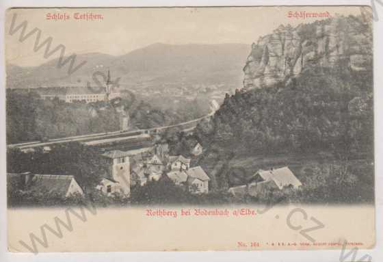  - Děčín (Tetschen), zámek (Rothberg), Schäferwand, DA