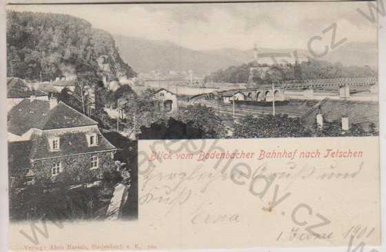  - Děčín - blick vom Bodenbacher Bahnhof nach Tetschen, DA