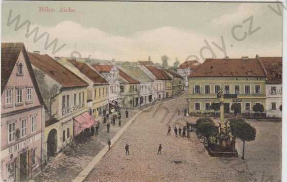  - Český Dub (Böhm. Aicha), část náměstí , barevná