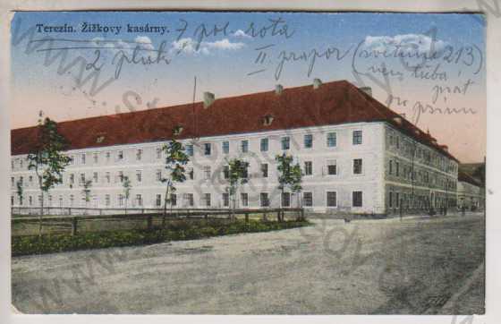  - Terezín, Žižkovy kasárny, barevná