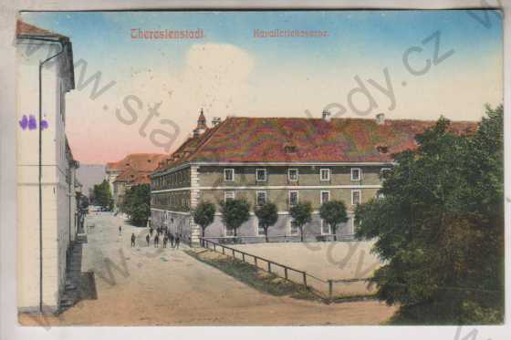  - Terezín (Theresienstadt), kasárny, barevná