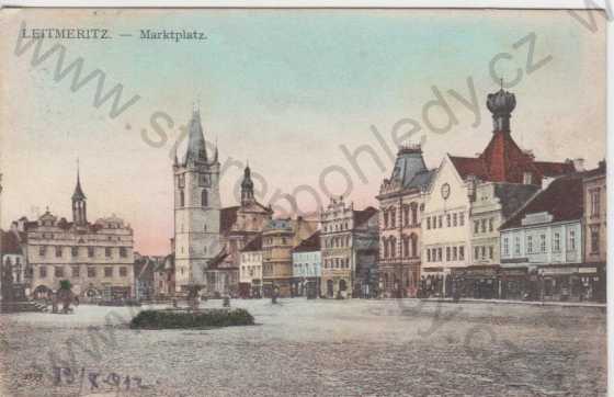  - Litoměřice, náměstí (Leitmeritz, Marktplatz), barevná