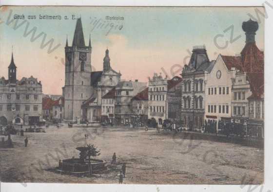  - Litoměřice (Leitmeritz), náměstí, kolorovaná