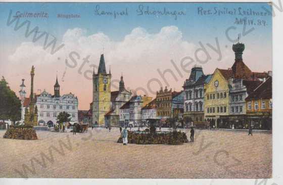  - Litoměřice (Leitmeritz), náměstí, kolorovaná